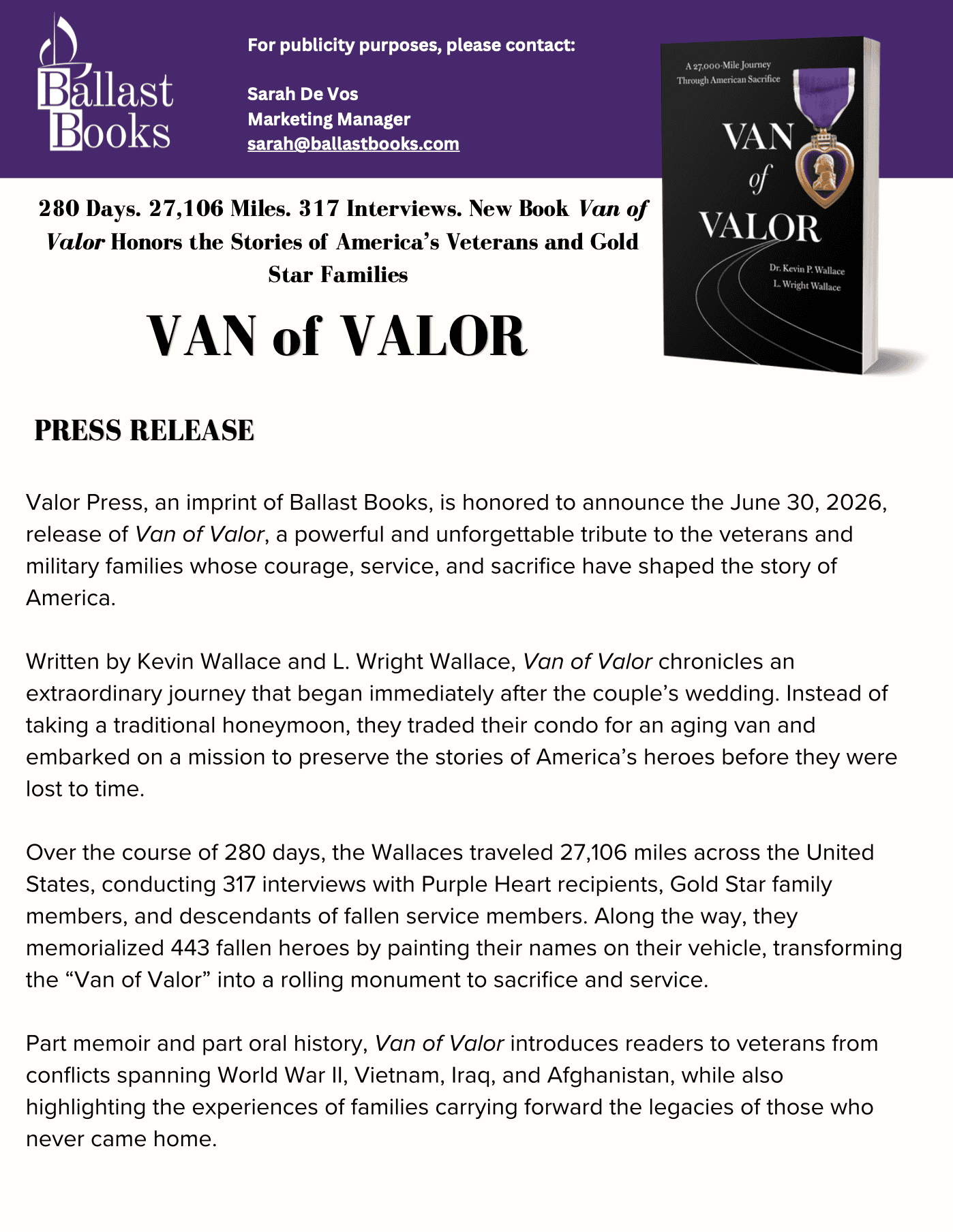 🇺🇸 STAND UP FOR AMERICA. STAND WITH OUR HEROES. 🇺🇸 After years of anticipation, the legendary Van of Valor book is finally here—and it’s been called "USA's Most Patriot Book – Ever!" And trust us, that’s no exaggeration. Written by a Purple Heart veteran and a Harvard anthropologist, this 27,000-mile journey across all 50 states brings you face-to-face with Gold Star families and Purple Heart recipients who gave everything for our flag, our freedom, and our future. 🇺🇸💔💪 From small-town cemeteries to the halls of heroes, every page bleeds red, white, and blue. This isn't just a book—it's a salute. It's a promise. It's America in your hands. 📖 Now available on Amazon and EVERYWHERE books are sold – because a story this patriotic belongs everywhere. 🔥 Preorder your copy TODAY and stand with the brave: 👉 https://a.co/d/03iunXt6 Share this post. Buy a copy for a veteran. Read it with your family. Let’s make this the #1 patriotic book in America. God bless our heroes. God bless the USA. 🇺🇸 #VanOfValor #MostPatrioticBookEver #PurpleHeart #GoldStarFamilies #SupportOurTroops #GodBlessTheUSA #MilitaryMemoir #AmericaFirst